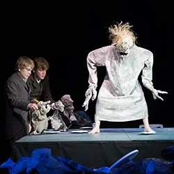 Scene from «Мелкий бес»