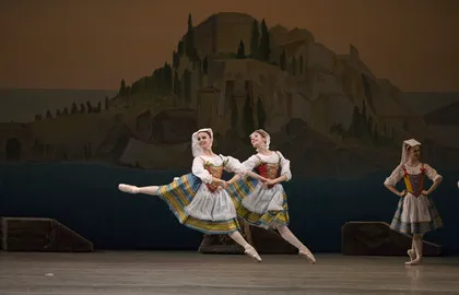 Scene from «Выпускной Гала-концерт учащихся Академии Русского балета имени А.Я. Вагановой»