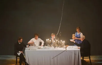 Scene from «Отцы. Дети»