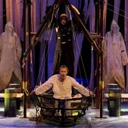 Scene from «Пегий пес, бегущий краем моря»