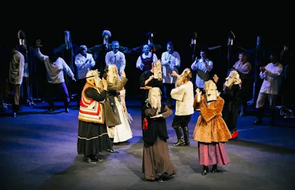 Scene from «Капитанская дочка А.С. Пушкин»