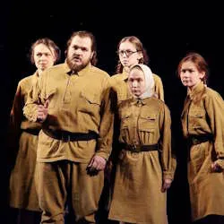 Scene from «А зори здесь тихие»