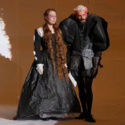 Scene from «Абонемент «Каменный гость/Пир после чумы»»