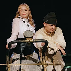 Scene from «Недоросль»