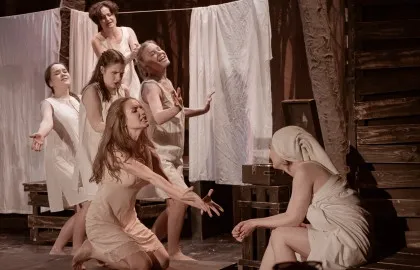 Scene from «А зори здесь тихие...»