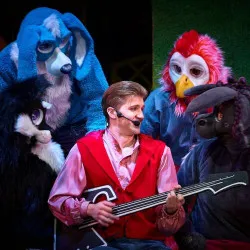 Scene from «Бременские музыканты»