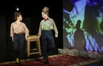 Scene from «Я, Лёня Енгибаров»