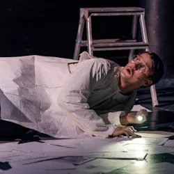 Scene from «Шинель»