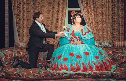 Scene from «Женитьба»