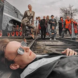 Scene from «Отцы и дети»