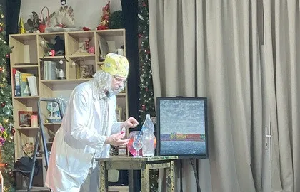 Scene from «Ученая семейка и квадрокоптер»