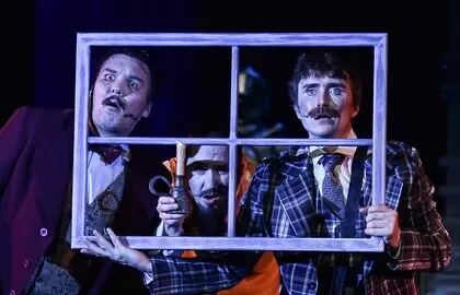Scene from «Собака Баскервилей»