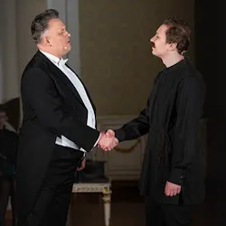Scene from «Два огромных человека. Шаляпин и Горький»